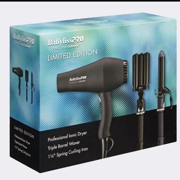 Babylisspro Other - BaBylissPRO Limited Edition Porcelain Ceramic 3-Piece Styling Set – NIB
